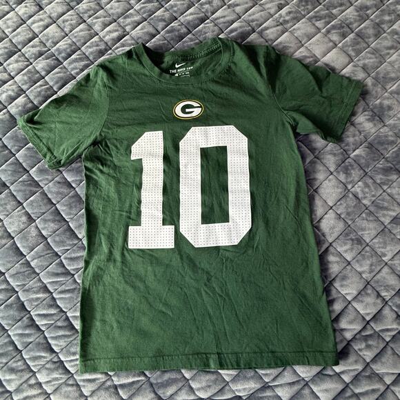 Nike Green Bay Packers tshirt Love 10 Medium 10/12 youth - Picture 1 of 3